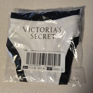 XL PINK VS THONG PANTY RIBBED